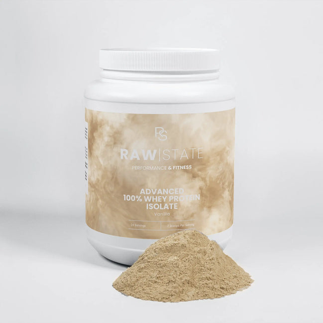 Vanilla Advanced 100% Whey Protein Isolate Raw State