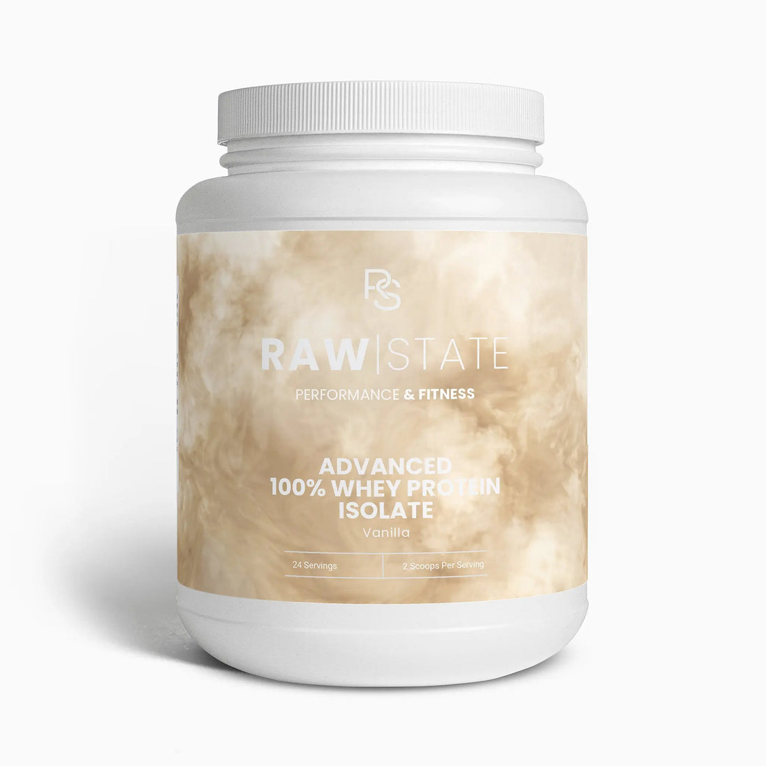 Vanilla Advanced 100% Whey Protein Isolate Raw State