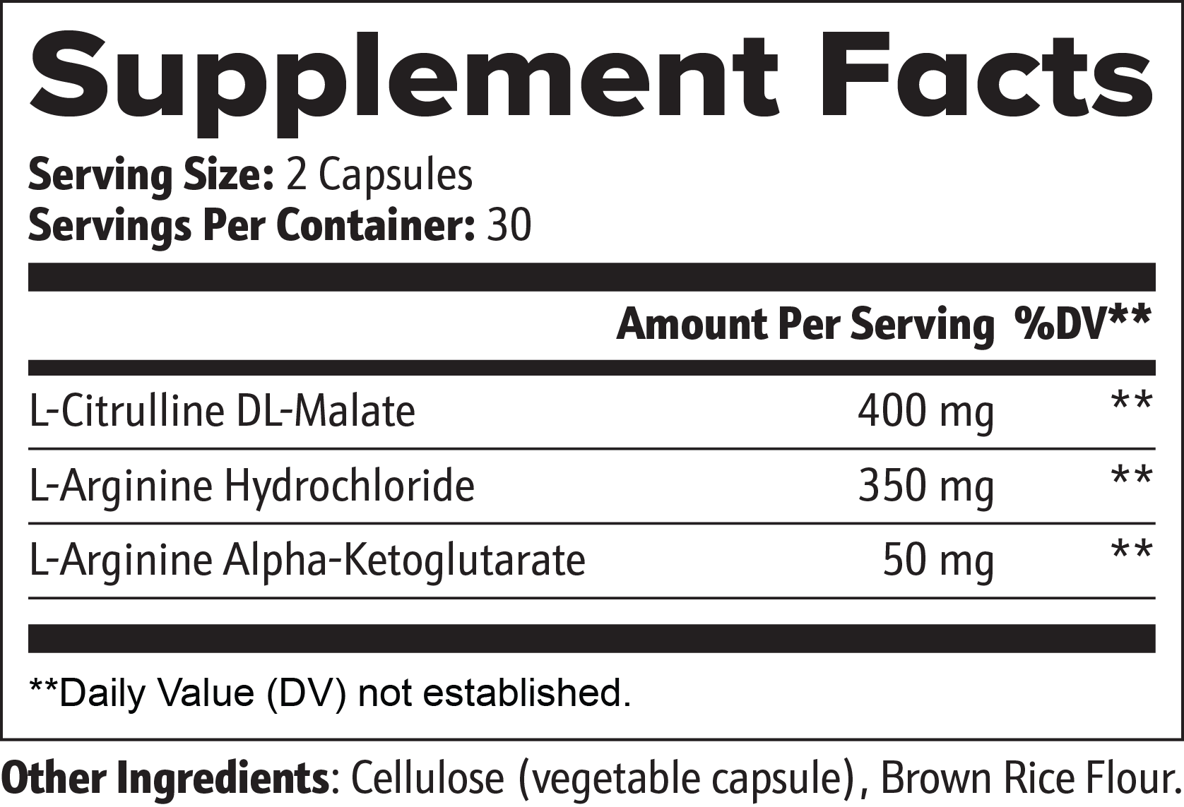 L-Citrulline & L-Arginine Stack